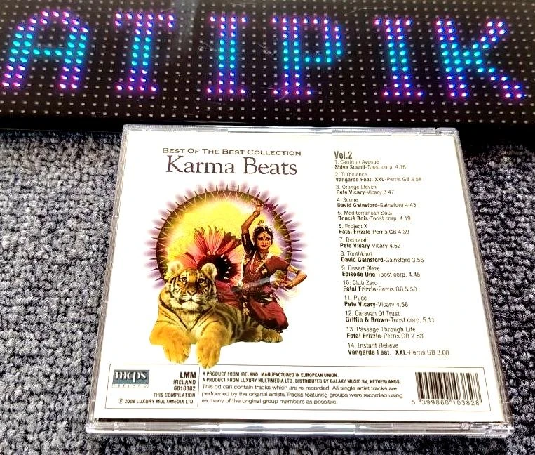 🎧 CD raro Karma Beats Vol.2 - Importación Irlanda Lounge Chill Out 🔥 – photo 2